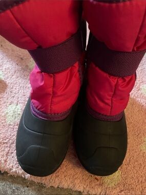 Kamik Kids Red and Black Rain & Snow Boots